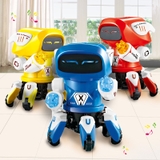Hộp Robot Optopus Man có đèn và nhạc khi di chuyển