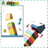 Đồ chơi lắp ghép xếp hình lắp ráp đa năng duplo bộ 4 trong 1 hơn 130 chi tiết