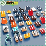 Đồ chơi lắp ghép xếp hình lắp ráp đa năng duplo bộ 4 trong 1 hơn 130 chi tiết