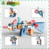 Đồ chơi lắp ghép xếp hình lắp ráp đa năng duplo bộ 4 trong 1 hơn 130 chi tiết