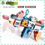 Đồ chơi lắp ghép xếp hình lắp ráp đa năng duplo bộ 4 trong 1 hơn 130 chi tiết