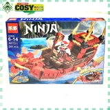 Đồ chơi lắp ghép xếp hình thuyền rồng chở chiến binh ninjago hơn 289 chi tiết