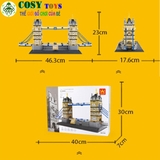 Đồ chơi lắp ghép building mô hình cầu tháp London mẫu lớn với 969 mảnh ghép