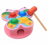 Đồ chơi đập bi gỗ hình thú cho bé