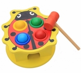 Đồ chơi đập bi gỗ hình thú cho bé