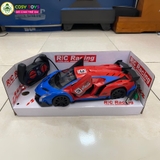 Đồ chơi xe đua thể thao đỏ xanh có điều khiển từ xa 4 chiều cho bé