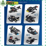 Đồ chơi lắp ghép mô hình xe chiến đấu SWAT 12in1 với 572 mảnh ghép