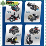 Đồ chơi lắp ghép mô hình xe chiến đấu SWAT 12in1 với 572 mảnh ghép