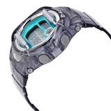 Đồng hồ nữ bằng nhựa trong suốt màu xám - ABG169R-8B