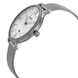 Đồng hồ nữ mặt số bạc pha lê thạch anh JACQUELINE - AES4627