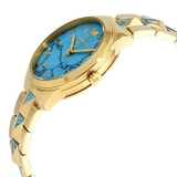 Đồng hồ nữ mặt số xanh ngọc của Runway Mercer - AMK6670