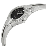 Đồng hồ nữ thép không gỉ mặt số đen - ASUP205