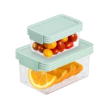 Bộ 2 hộp thực phẩm tritan chữ nhật Hokaido 1000 - 2000 ml