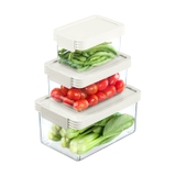 Bộ 3 hộp thực phẩm tritan chữ nhật Hokaido 500 - 1000 - 2000 ml