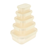 Bộ 5 hộp thực phẩm nắp gài Hokkaido