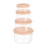 Bộ 4 hộp thực phẩm tròn Hokkaido