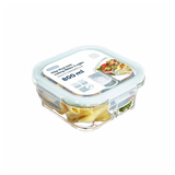 Hộp thủy tinh vuông Nikko 800 ml (2 ngăn)