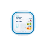 Hộp thuỷ tinh vuông Nikko 520 ml