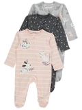 SET 3 SLEEPSUIT GEORGE BÉ GÁI