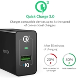 Sạc ANKER 1 Cổng 18w Quick Charge 3.0 (có PowerIQ) - [PowerPort+1] - A2013