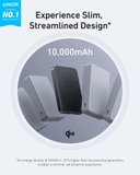 Pin Sạc Dự Phòng Từ Tính Anker MagGo Slim 10000 mAh - A1664