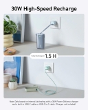 Pin dự phòng 10000mAh 30W kèm cáp type C in/out, hỗ trợ PD PPS QC - A1259