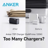 Củ Sạc Nhanh Anker 737 GaNPrime 120W 3 Cổng 1A2C- A2148