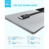 Cáp Sạc Nhanh Type C to Type C Anker Zolo dài 1M 240W - A8060