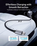 Tẩu sạc ô tô Anker Nano công suất 75W có đính kèm cáp USB C - A2738