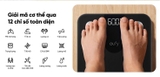 Cân điện tử thông minh Eufy by Anker A1 đo 12 chỉ số cơ bản,kết nối Bluetooth, hỗ trợ đa người dùng  BẢO HÀNH 12 THÁNG - T9120