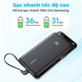 Pin Dự Phòng Anker Zolo 22.5W 20000 (Built-In USB-C) - A110E
