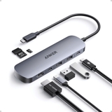Bộ Chuyển Đổi Hub Anker USB-C 7-in-1 (HDMI 4K@60Hz, 85W PD, USB-A/C 3.0, SD/TF) - A83D2
