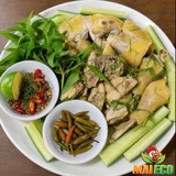 Gà Hấp Lá Chanh Chặt Miếng
