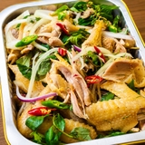 Gà Hấp Lá Chanh Xé Bóp
