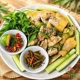 Gà Hấp Lá Chanh Chặt Miếng