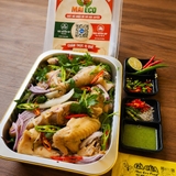 Gà Hấp Lá Chanh Chặt Bóp