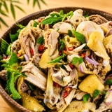 Gà Hấp Lá Chanh Xé Bóp