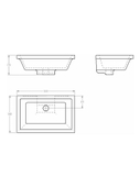 Chậu Rửa Lavabo Grohe 3970900H Eurocube Âm Bàn
