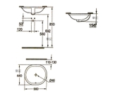 Chậu Rửa Lavabo Grohe 3971100H Eurosmart Âm Bàn