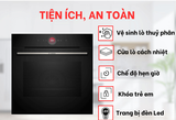 Lò nướng âm tủ Bosch HBG7241B1 Serie 8