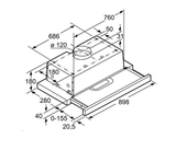 Máy hút mùi BOSCH DFT93AC50