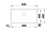 Bồn rửa bát Blanco Subline 800-U Tartufo