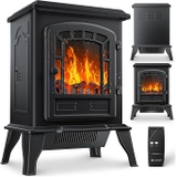 Lò sưởi điện Kesser® Electric Fireplace with Fan Heater 2000W, Màu đen