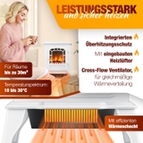 Lò sưởi điện Kesser® Electric Fireplace with Fan Heater 2000W, Màu trắng