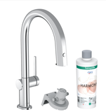 Vòi bếp tích hợp lọc nước & tạo ga 3 in 1 - hansgrohe Aqittura M91 SodaSystem 210.