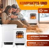 Lò sưởi điện Kesser® Electric Fireplace with Fan Heater 2000W, Màu trắng