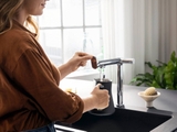 Vòi bếp tích hợp lọc nước & tạo ga 3 in 1 - hansgrohe Aqittura M91 SodaSystem 240