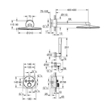Bộ sen tắm âm tường Grohe SmartControl 310 34709000