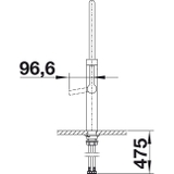 Vòi rửa bát Blanco Culina-S 517597