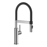 Vòi rử bát Blanco Sonea Kitchen Fitting – Pull-Out Spout, Swivelling Brushed Stainless Steel/Black